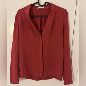 Aritzia Babaton Pink Blouse